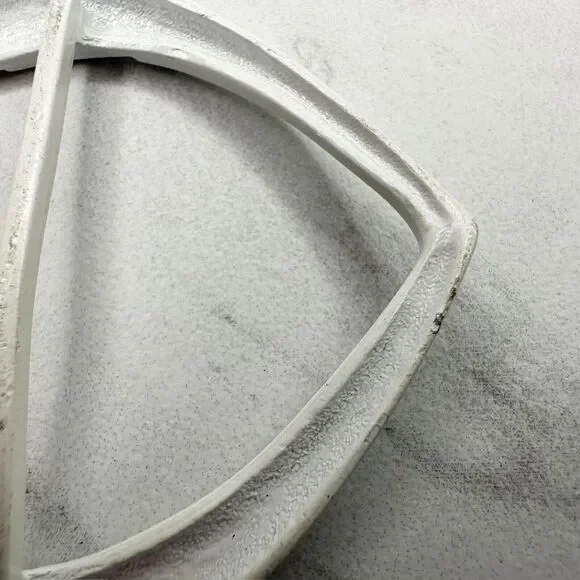 Vintage Metal White Fish Scarf Slide Shirt Tie Bar Belt Buckle - Picture 10 of 10